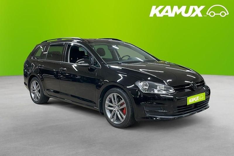 Svart Begagnad 2017 VW Golf VII Kombi | 138 700 kr (Marknadspris) - Bild 1/4