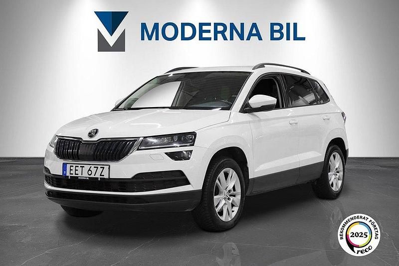Vit Begagnad 2021 Skoda Karoq Style SUV | 184 900 kr (Bra pris) - Bild 1/4