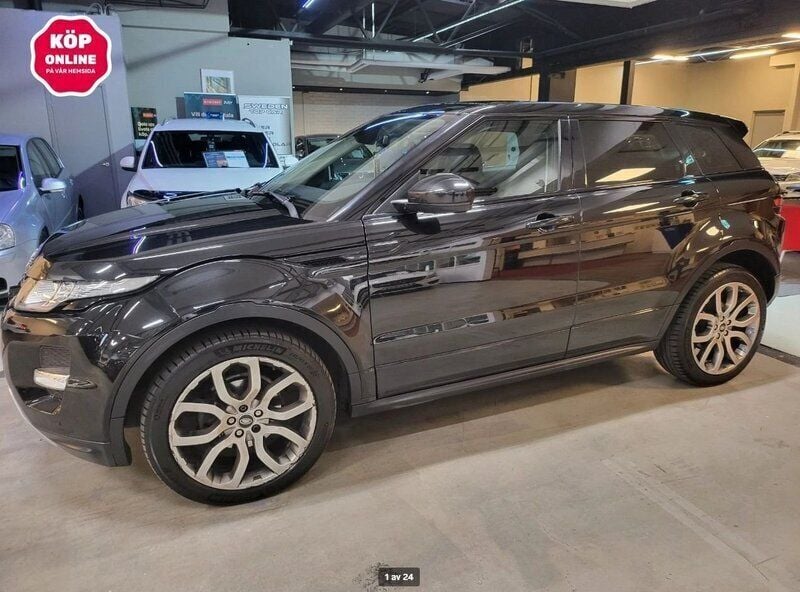 Svart Begagnad 2015 Land Rover Range Rover evoque SUV | 199 900 kr (Marknadspris) - Bild 1/4