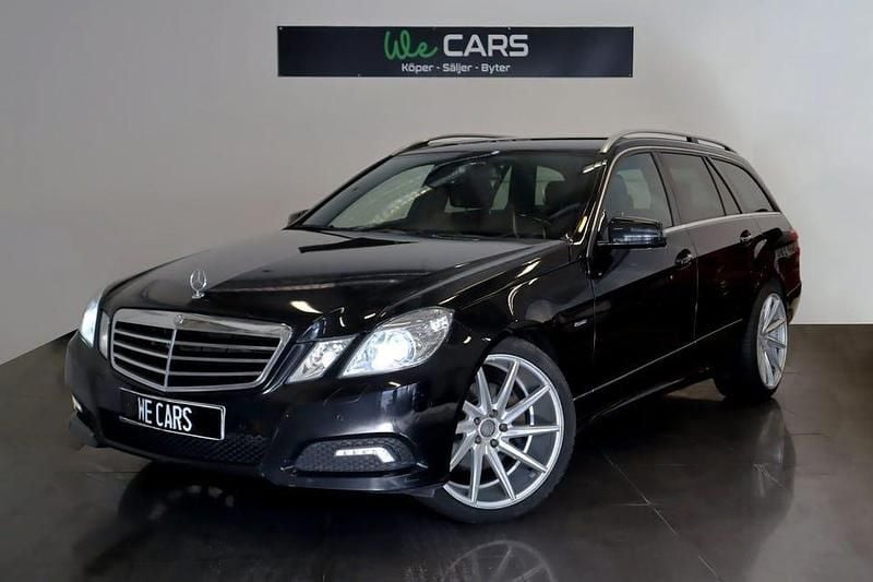 Svart Begagnad 2010 Mercedes E350 Avantgarde Kombi | 129 900 kr (Marknadspris) - Bild 1/4