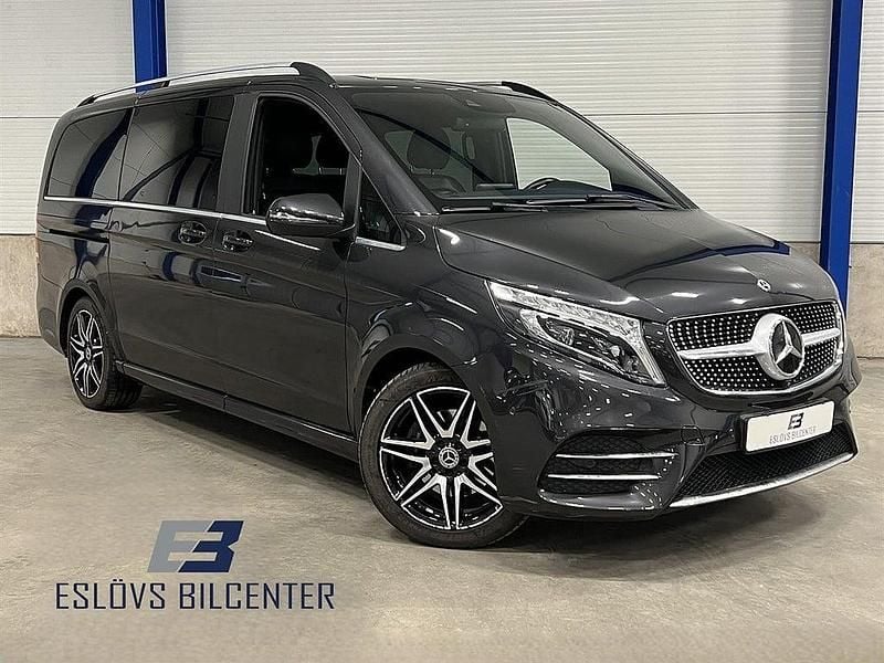 Begagnad Mercedes V300 AMG 239 HK (175 kW) 2019 Mörkgrå Minibuss