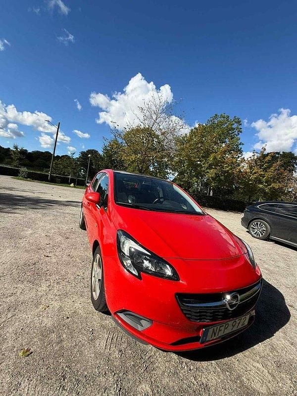 Begagnad Opel Corsa Enjoy 90 HK (66 kW) 2016 Röd Halvkombi