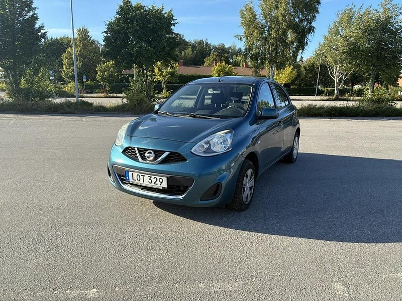 Blå Begagnad 2015 Nissan Micra Halvkombi | 59 000 kr (Marknadspris) - Bild 1/4