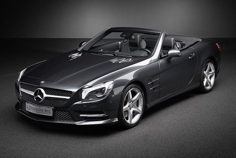 Mörkgrå Begagnad 2012 Mercedes SL350 AMG Cab | 529 000 kr - Bild 1/4