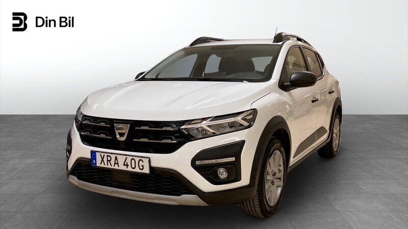 Vit Begagnad 2021 Dacia Sandero Halvkombi | 99 900 kr (Bra pris) - Bild 1/4