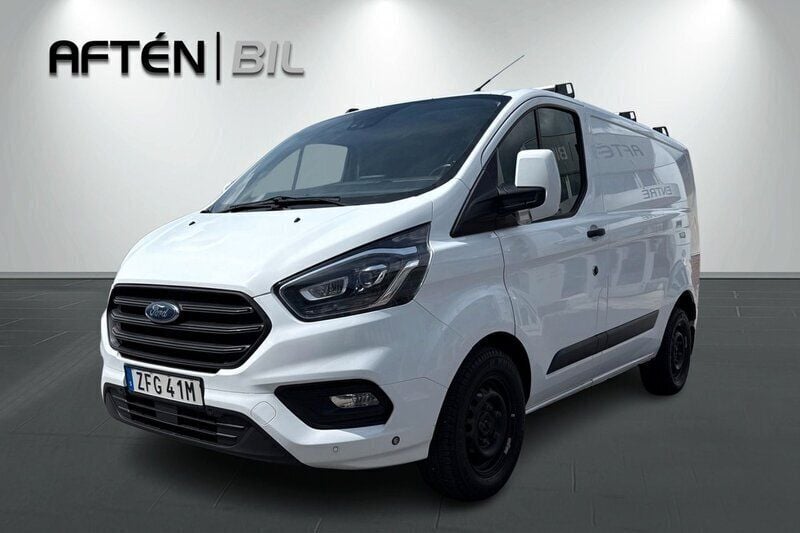 Vit Begagnad 2021 Ford Transit Custom Van | 174 700 kr (Bra pris) - Bild 1/3