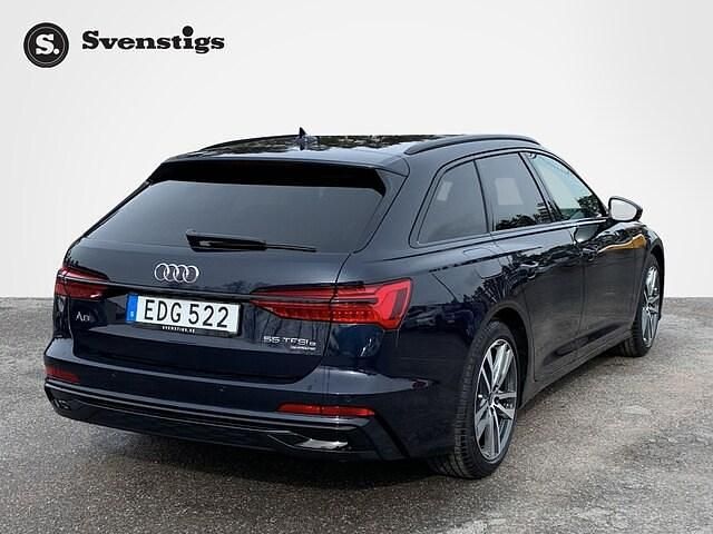 Begagnad Audi A6 S-Line 367 HK (269 kW) 2024 Firmamentblå metallic Kombi