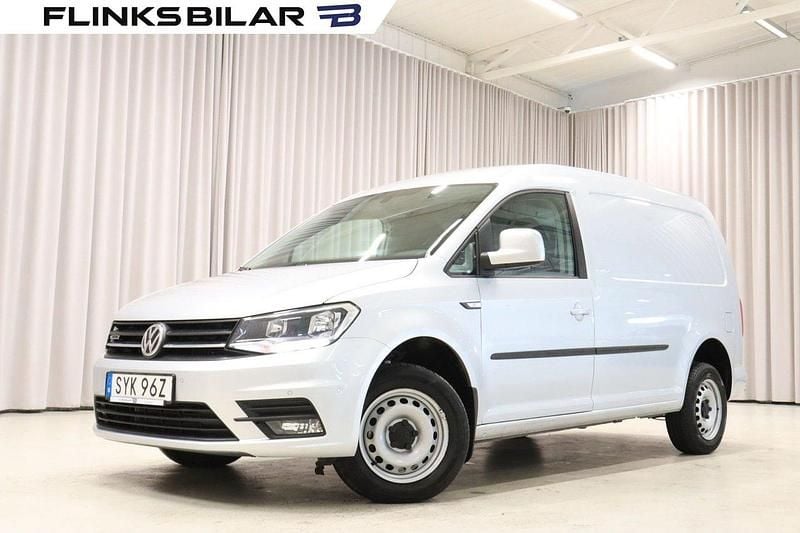 Silver (reflex silver metallic) Begagnad 2020 VW Caddy Maxi Minibuss | 249 900 kr (Marknadspris) - Bild 1/4