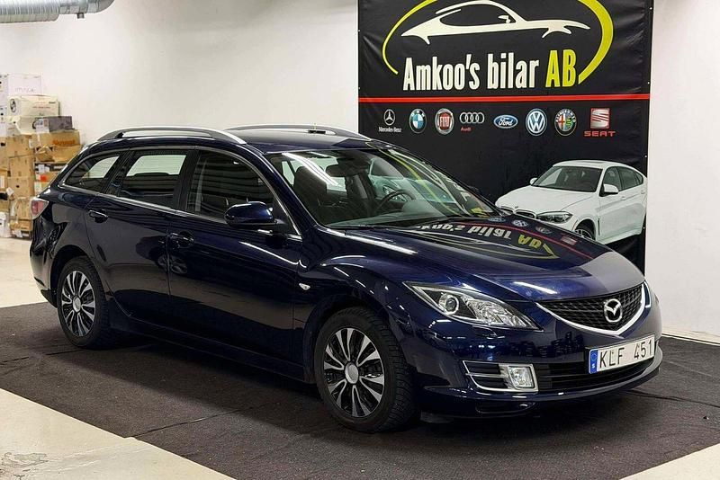 Blå Begagnad 2008 Mazda 6 Comfort Kombi | 39 900 kr (Marknadspris) - Bild 1/4