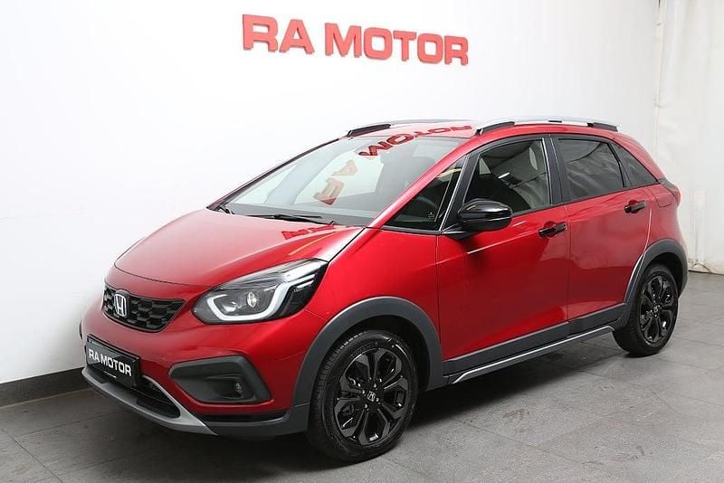 Crystal red metallic Ny 2025 Honda Jazz Advance Halvkombi | 307 900 kr (Bra pris) - Bild 1/4