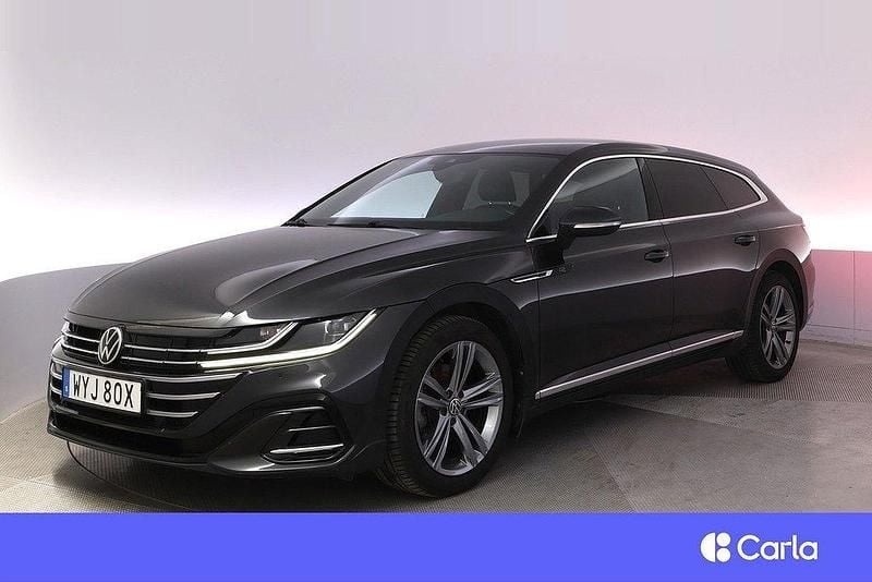 Mörkgrå Begagnad 2021 VW Arteon R-line Kombi | 324 900 kr (Marknadspris) - Bild 1/4