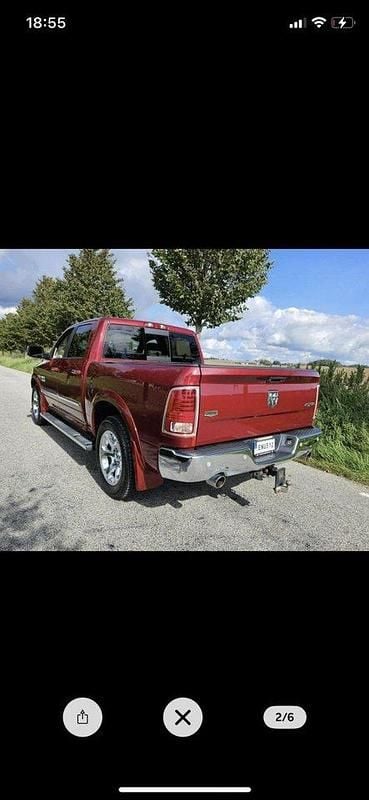 Begagnad RAM 1500 396 HK (291 kW) 2014 Röd Pickup