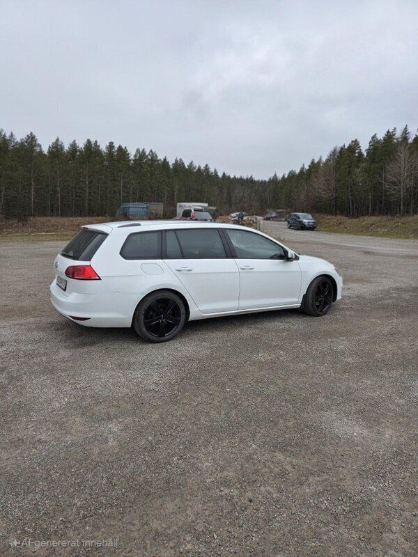 Vit Begagnad 2014 VW Golf VII Kombi | 81 000 kr (Marknadspris) - Bild 1/4