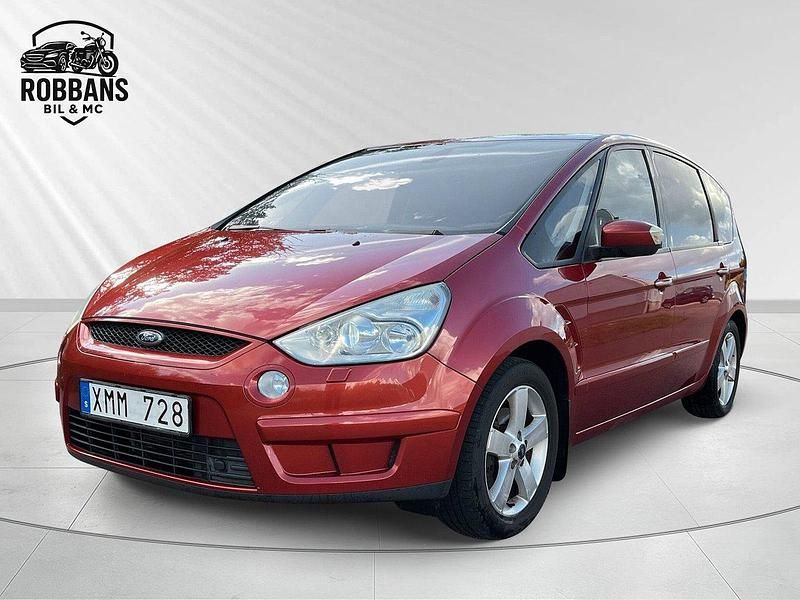 Orange (röd metallic ) Begagnad 2008 Ford S-MAX S Minibuss | 42 500 kr (Lite dyr) - Bild 1/4