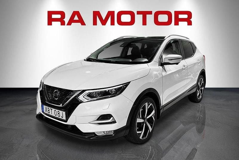 Vit Begagnad 2019 Nissan Qashqai Tekna SUV | 189 900 kr (Marknadspris) - Bild 1/4