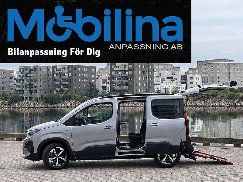 Silver Begagnad 2024 Peugeot Rifter Minibuss | 489 000 kr - Bild 1/4