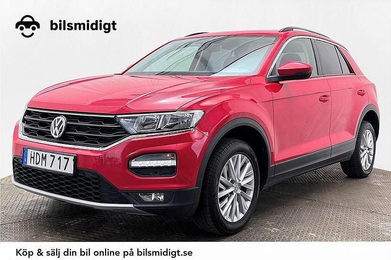 Röd Begagnad 2018 VW T-Roc SUV | 164 300 kr (Lite dyr) - Bild 1/3