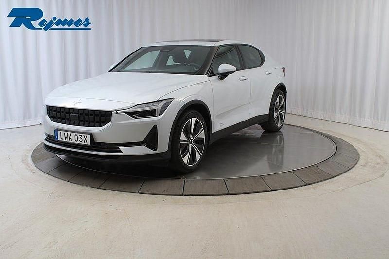 Silver Begagnad 2022 Polestar 2 Plus Sedan | 374 800 kr (Marknadspris) - Bild 1/4