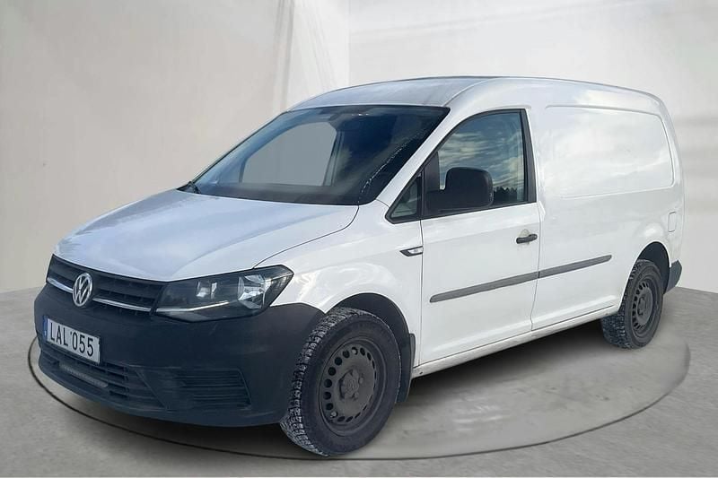 Vit Begagnad 2017 VW Caddy Maxi Minibuss | 129 000 kr (Bra pris) - Bild 1/4