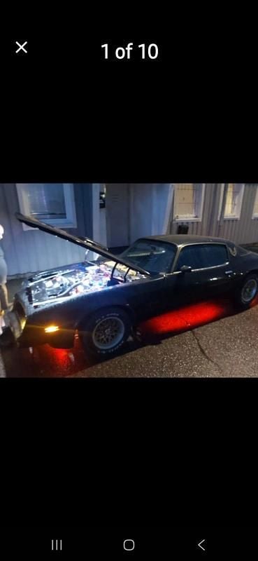 Black folie Begagnad 1975 Pontiac Trans Am | 249 999 kr - Bild 1/4