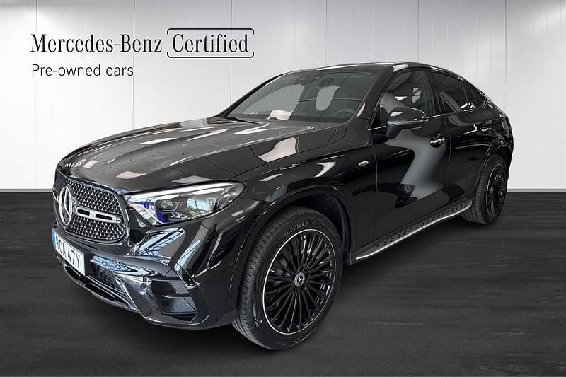 Begagnad Mercedes GLC300e 2025 Svart Sportkupé