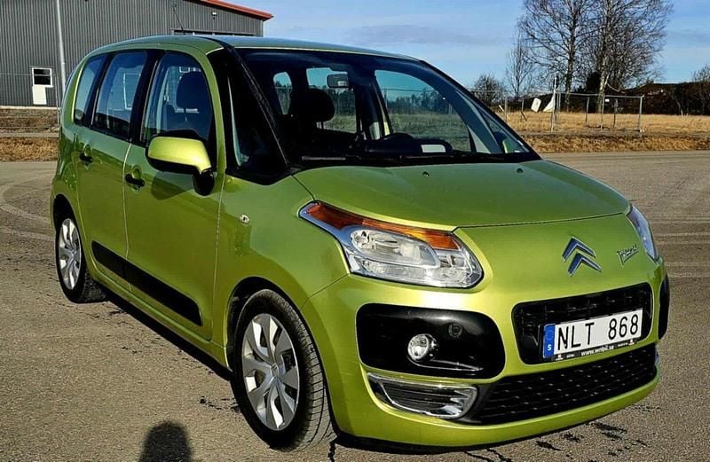Gul Begagnad 2009 Citroën C3 Picasso Minibuss | 34 000 kr (Marknadspris) - Bild 1/4