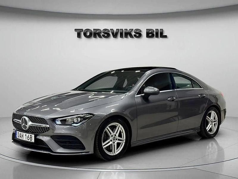 Begagnad Mercedes CLA200 AMG line 163 HK (119 kW) 2019 Gråmet