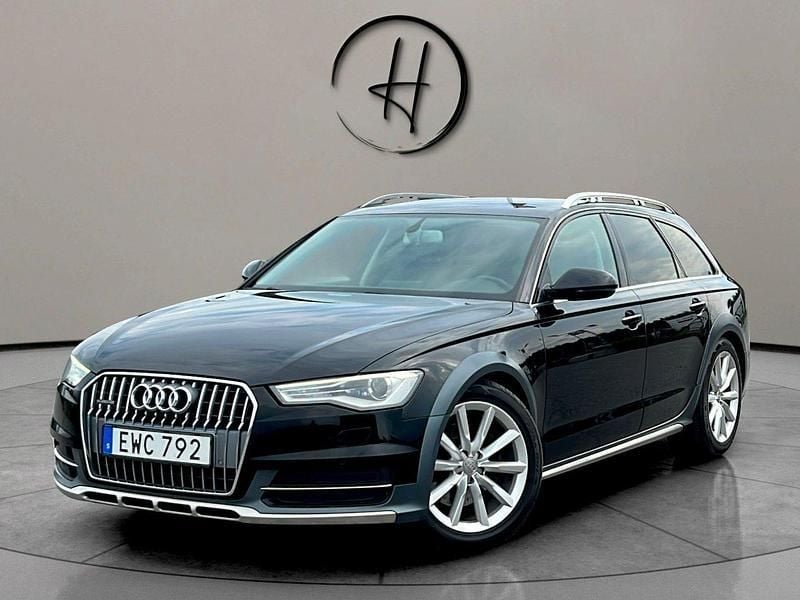 Svart Begagnad 2016 Audi A6 Ambition Kombi | 174 900 kr (Marknadspris) - Bild 1/4