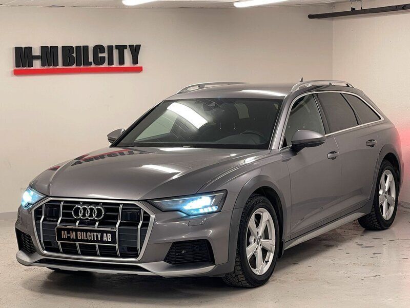 Grå Begagnad 2019 Audi A6 Allroad Sport Kombi | 349 900 kr - Bild 1/4