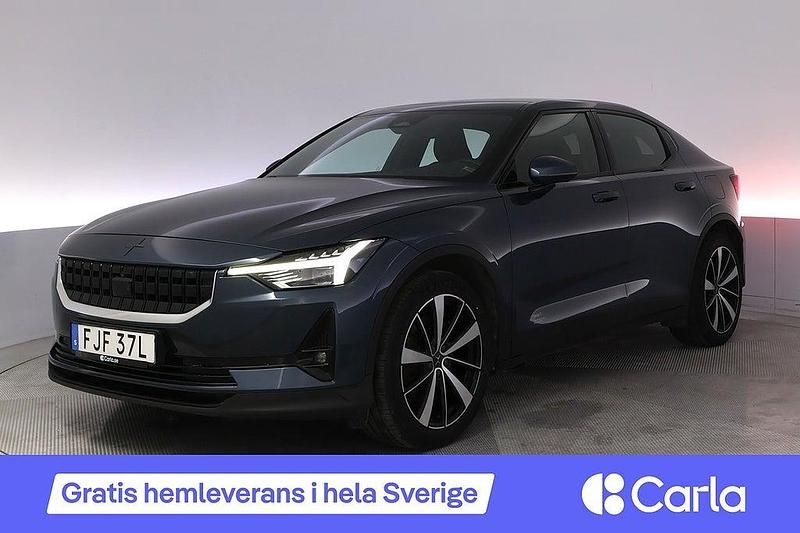 Blå Begagnad 2021 Polestar 2 Pilot Halvkombi | 284 990 kr (Marknadspris) - Bild 1/3