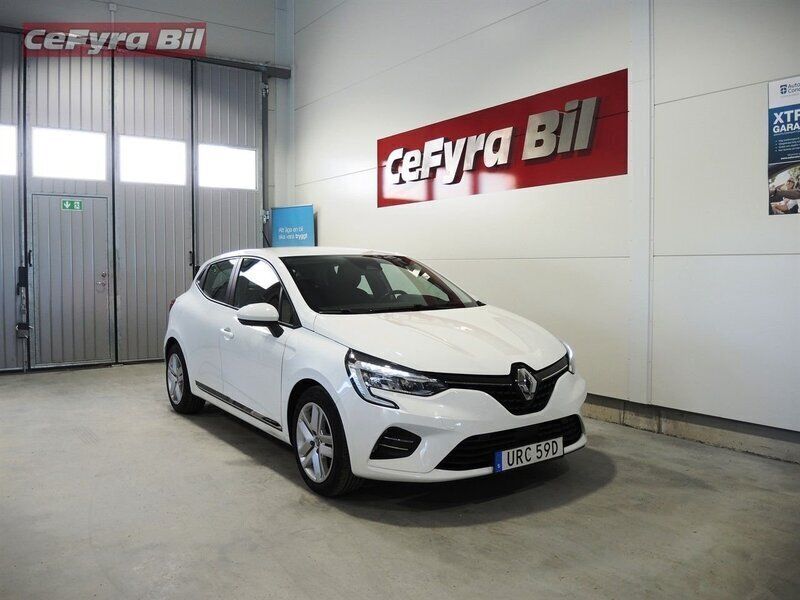 Vit Begagnad 2020 Renault Clio V Halvkombi | 123 000 kr - Bild 1/4