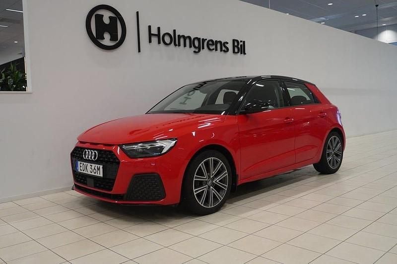 Röd Begagnad 2019 Audi A1 Sportback Proline Halvkombi | 169 900 kr (Marknadspris) - Bild 1/4
