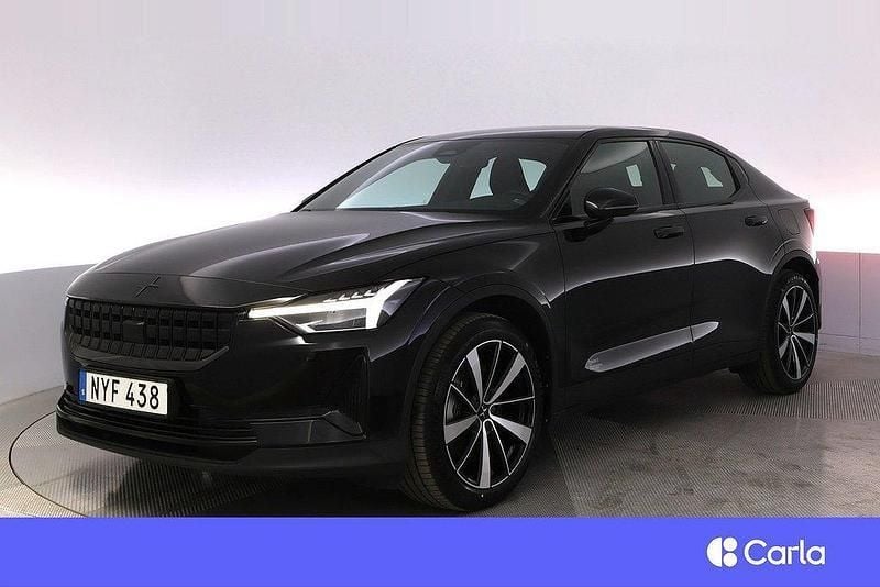 Svart Begagnad 2022 Polestar 2 Long Range Single Motor Sedan | 344 900 kr (Marknadspris) - Bild 1/4