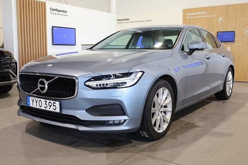 Begagnad Volvo S90 Business Edition 150 HK (110 kW) 2017 Ljusblå Sedan
