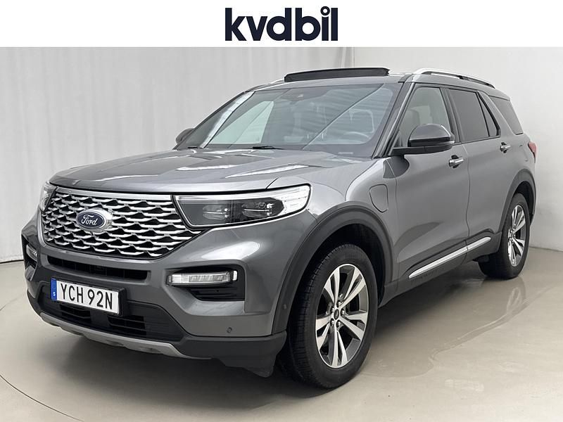 Grå Begagnad 2021 Ford Explorer SUV | 300 000 kr - Bild 1/3