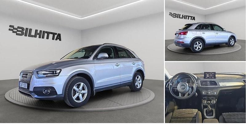 Silver Begagnad 2014 Audi Q3 Comfort SUV | 134 000 kr (Marknadspris) - Bild 1/4