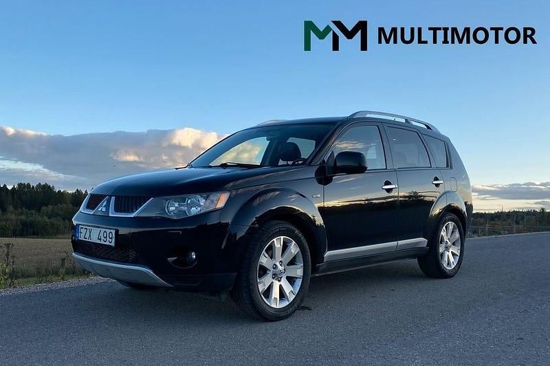 Svart Begagnad 2007 Mitsubishi Outlander SUV | 49 900 kr (Lite dyr) - Bild 1/4