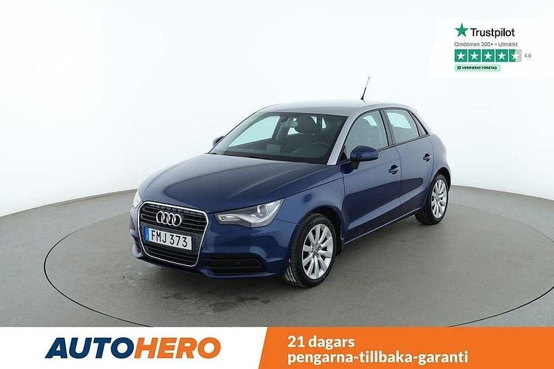Blå Begagnad 2014 Audi A1 Sportback Halvkombi | 117 000 kr (Lite dyr) - Bild 1/4