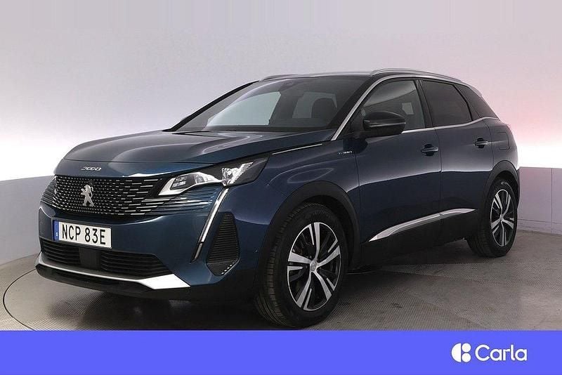 Blå Begagnad 2021 Peugeot 3008 Business-Line SUV | 279 900 kr (Marknadspris) - Bild 1/4