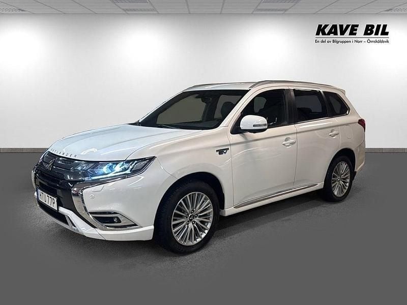 Vit Begagnad 2019 Mitsubishi Outlander P-HEV SUV | 239 900 kr (Marknadspris) - Bild 1/4