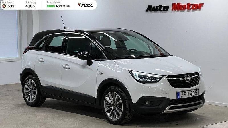 Vit Begagnad 2017 Opel Crossland X SUV | 129 900 kr (Marknadspris) - Bild 1/3