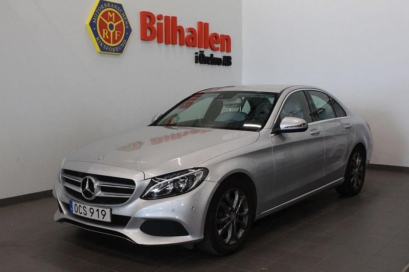 Silver Begagnad 2016 Mercedes C180 Avantgarde Sedan | 219 900 kr (Marknadspris) - Bild 1/4