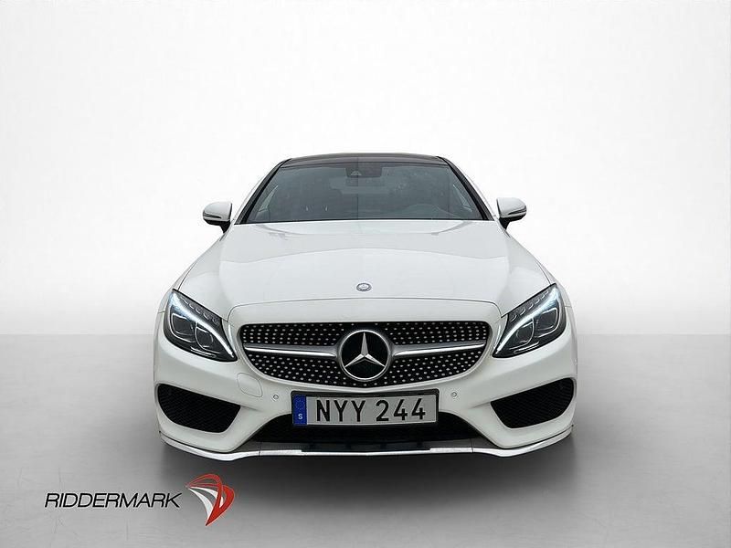 Begagnad Mercedes C220 AMG 170 HK (125 kW) 2016 Vit Sportkupé