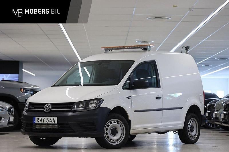 Vit Begagnad 2020 VW Caddy Minibuss | 199 900 kr (Bra pris) - Bild 1/3