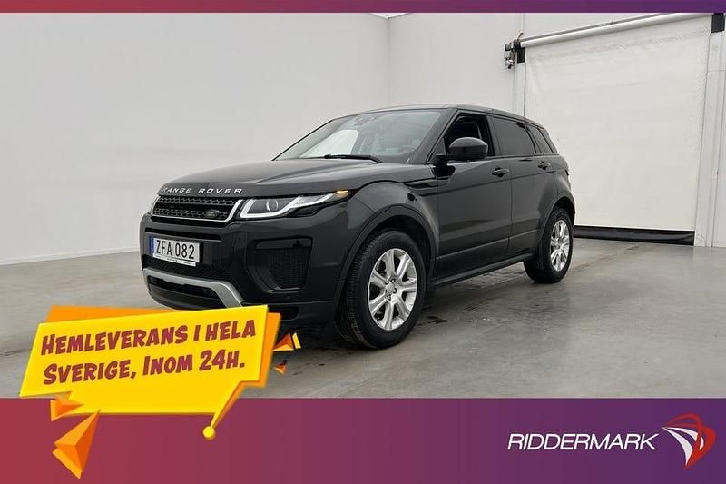 Begagnad Land Rover Range Rover evoque Dynamic 241 HK (177 kW) 2018 Svart SUV
