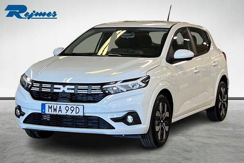 Vit Ny 2025 Dacia Sandero Expression Halvkombi | 229 200 kr (Marknadspris) - Bild 1/4