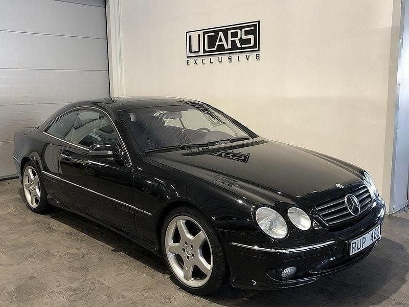 Svart Begagnad 2001 Mercedes CL600 Sportkupé | 149 900 kr - Bild 1/4
