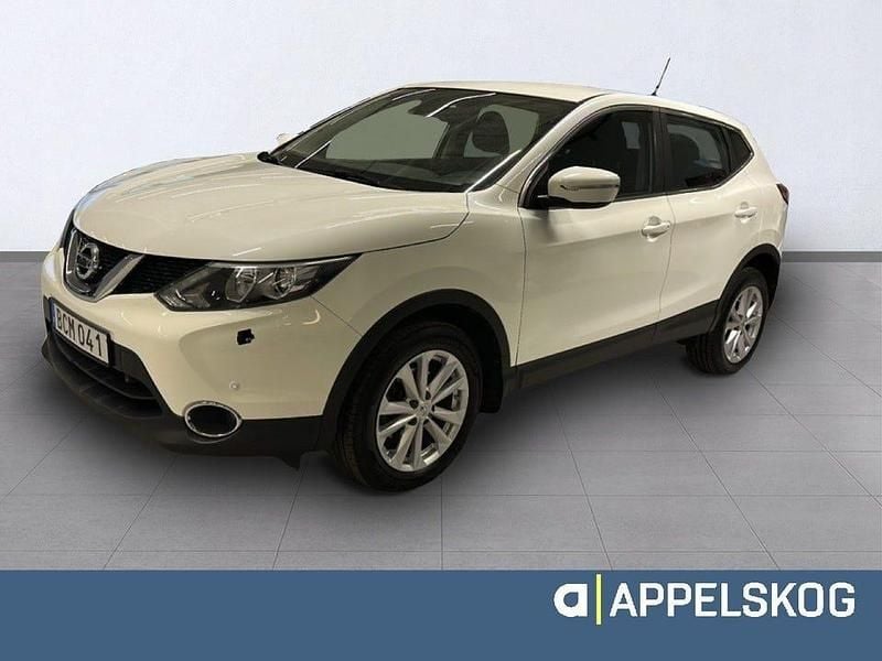 Vit Begagnad 2014 Nissan Qashqai SUV | 79 900 kr (Bra pris) - Bild 1/4