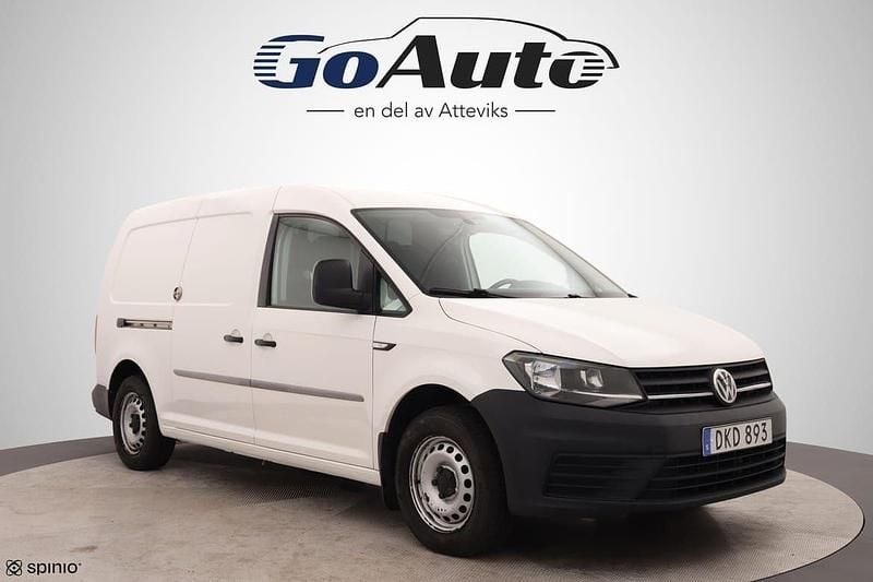 Vit Begagnad 2018 VW Caddy Maxi Minibuss | 129 500 kr (Superpris) - Bild 1/4