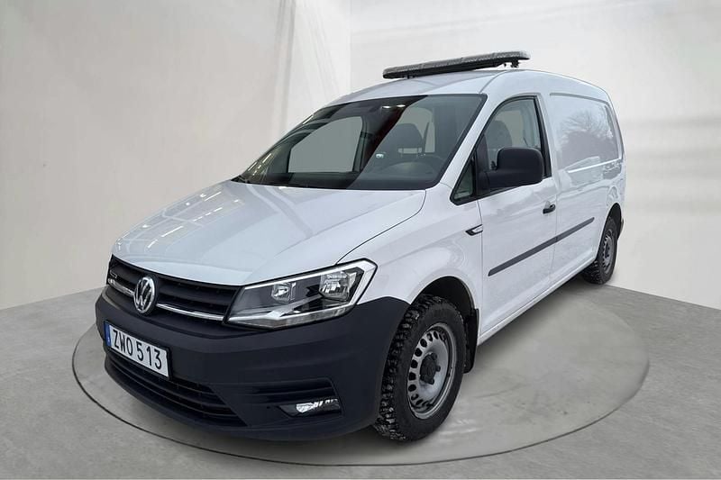 Vit Begagnad 2020 VW Caddy Maxi Minibuss | 115 000 kr (Superpris) - Bild 1/4